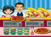 لعبة مطعم البيتزا المزدحم للبنات الجديدة فلاش 2014